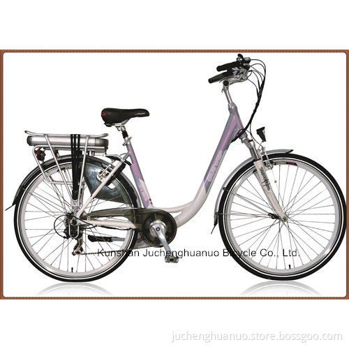 700c Lady 's Lithium Battery Electric Bike, En15194